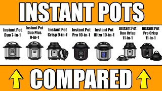 Instant Pot Pressure Cooker Models Explained - DUO vs Duo Plus vs Crisp vs Pro vs Ultra