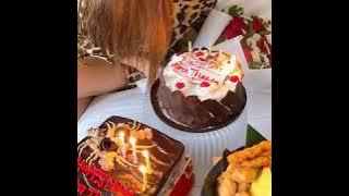 Ultah tante nita thalia dirayakan dikamar hotel