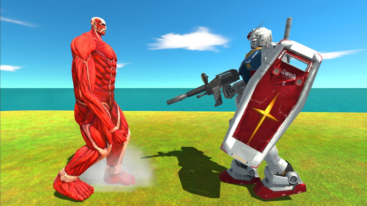 Gundam Rx-78 VS Colossal Titan - ARBS