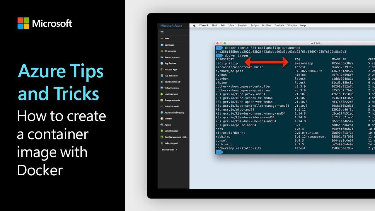 How To Create A Container Image With Docker Azure Tips And