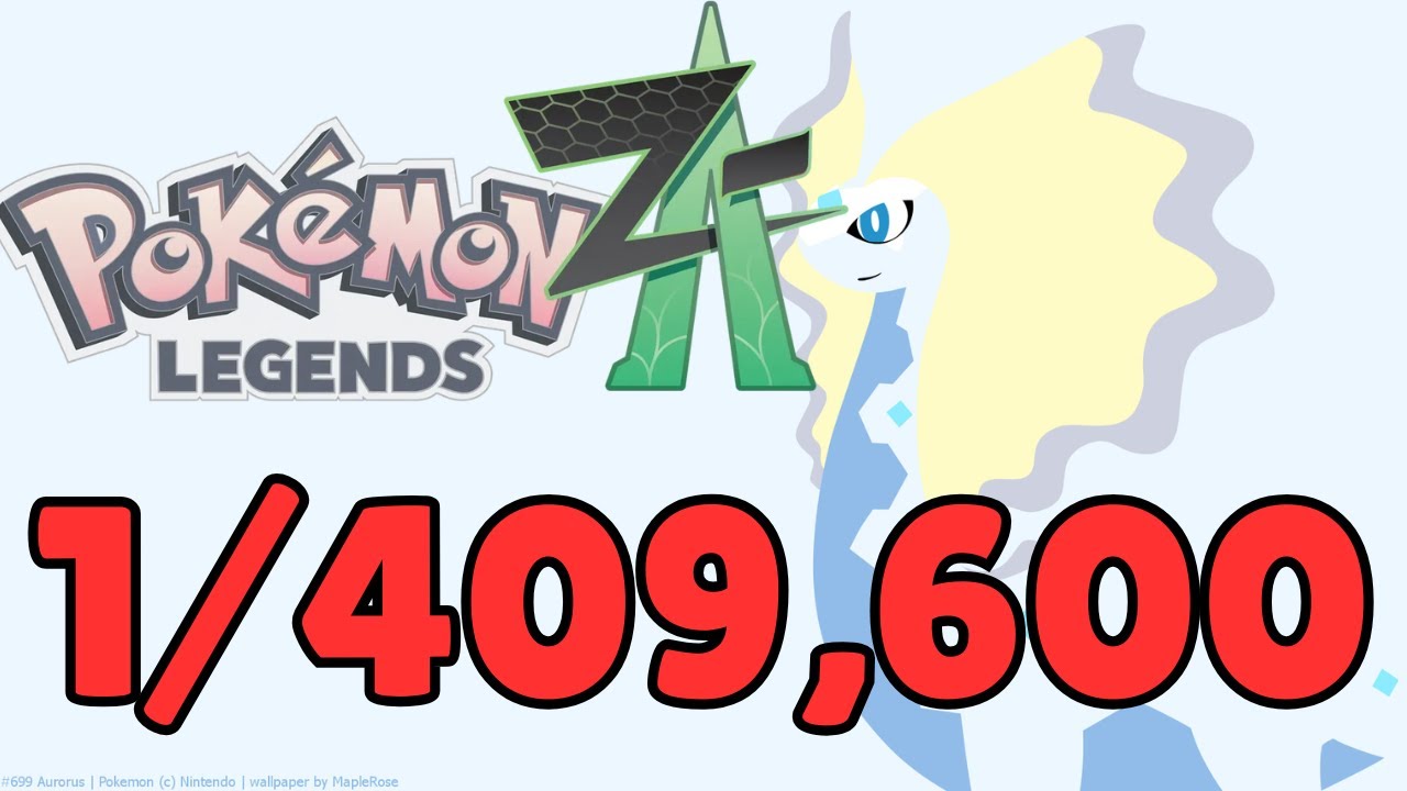 I Found The Rarest Shiny in Pokemon Legends ZA