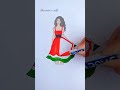Watermelon dress 🍉 #art #artwork #painting #shorts