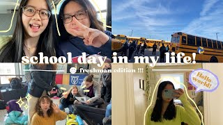 Day in the life of a FRESHMAN in HIGHSCHOOL | hello world! 🌟