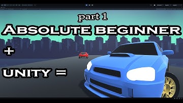 Absolute Beginner Unity 2022 Guide - part 1