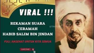 VIRAL !!! rekaman suara ceramah habib salim bin jindan | @786tube | 786TUBE