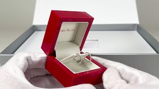 James Allen - Diamond Huggie Hoop Earrings (Review + Unboxing)