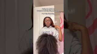 Pt. 1 wig bleaching @curlymehair Afro kinky halfwig #wigs #bleachhair #dyehair #balyage #colorwig