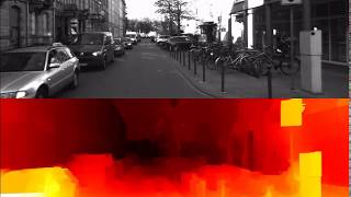 HOT Color Map - OpenCV Disparity Map with post-filtering on KITTI Dataset