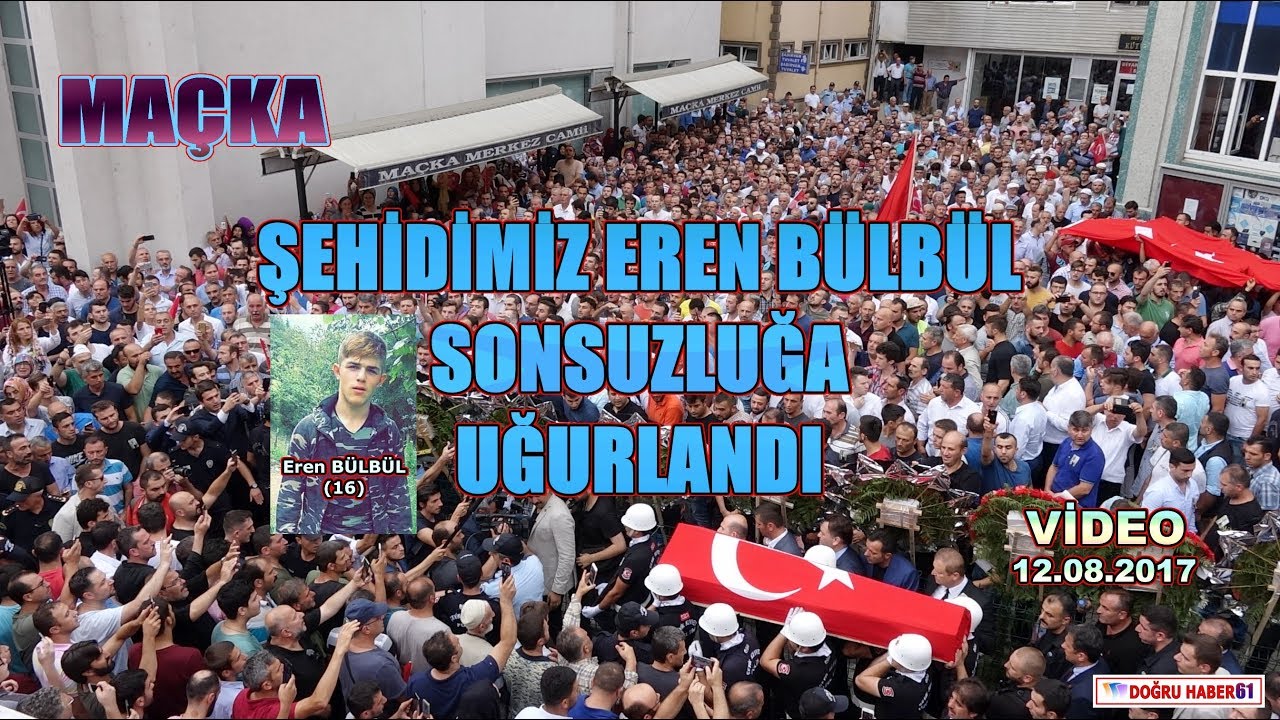 ŞEHİT EREN BÜLBÜL'ÜN CENAZE TÖRENİNDEN VİDEO GÖRÜNTÜLER_12.08.2017