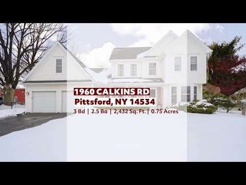 1960 Calkins Rd, Pittsford, NY home video tour