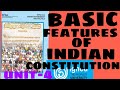 BASIC FEATURES OF INDIAN CONSTITUTION||PART-2||BPSC-132||IGNOU