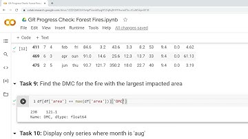 Forest Fires: Analyze and visualize a forest fire dataset