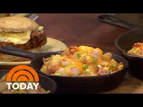 Scrambled Eggs, Shrimp, Sausage, Tomatoes: Breakfast Southern Style! | TODAY