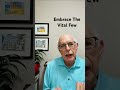 The 80/20 Rule: Embrace the vital few #292