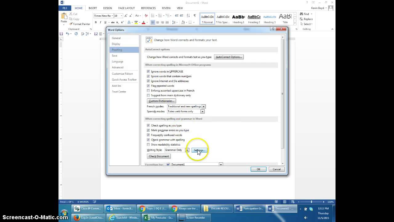 Set Word To Check For Serial Comma YouTube