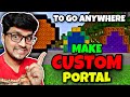 How to make custom portals to teleport anywhere in minecraft  advanced portals plugin tutorial