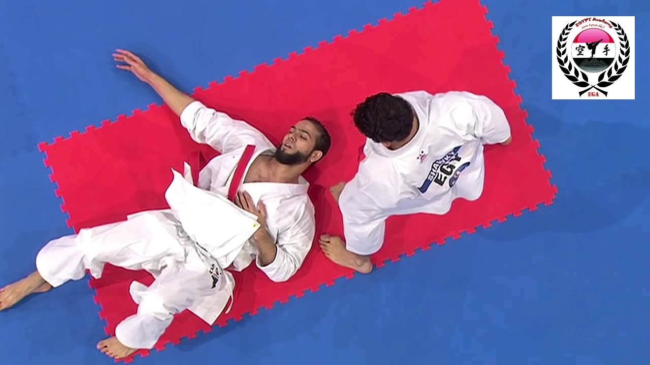 Egypt S Karate Male Team Performing Kata Unsu Youtube