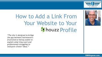 How to Link to Your Houzz From Your Website
