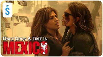 Once Upon a Time in Mexico (2003) | Scene: Sands manages to shoot the sadistic Ajedrez