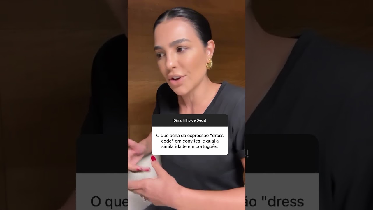 A sofisticação começa na linguagem.