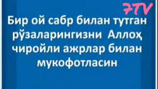 Кечирим сурайман билиб билмай килган ишим учун