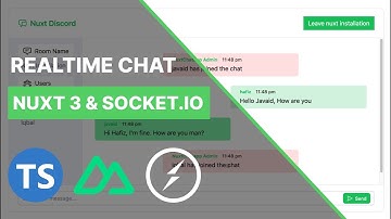 Build Full Stack Realtime Chat App using Nuxt 3, Nuxt UI,  typescript &  Socket.io ( 2024 )