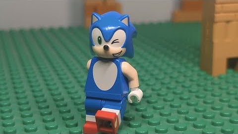 SONIC CD Intro Recreated In LEGO