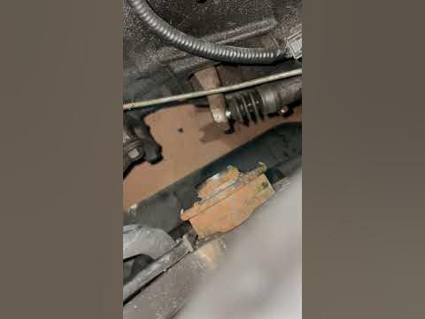 1997 Civic HX Clutch fork movement with pedal depressed - YouTube