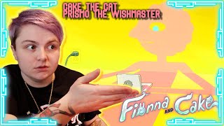 PRISMO WRITES FANFICTION?! ~ Fionna and Cake Eps 3+4 Cake the Cat/ Prismo the Wishmaster REACTION!