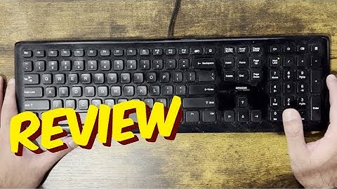 Amazon Basics Wired Keyboard Review