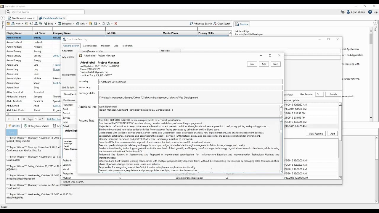 Candidate Sourcing Exelare For Windows