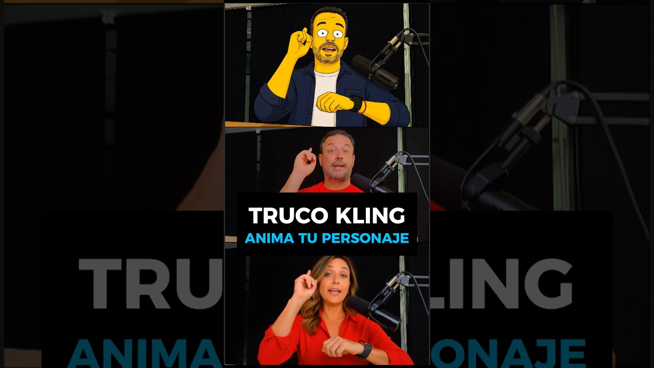 TRUCO KLING - ANIMA TU PERSONAJE#ia #ai #chatgpt #bigdata #data #bilbao #avatarIA