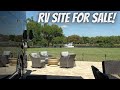 Waterfront RV site at RiverBend Motorcoach Resort for sale  $350,000!!!