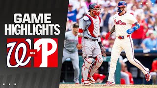 Nationals vs. Phillies Game Highlights (5\/19\/24) | MLB Highlights