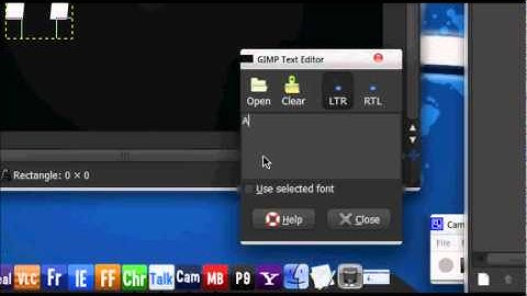 Gimp: Realistic Metal Chrome text.