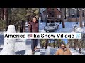 We Built a Snowman ⛄ Snow Play in America 🇺🇸 | Flagstaff Snow Vlog Day-2