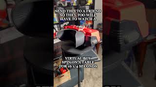 THE VIRTUAL BOY CAN SPIN?!?!?! #shorts #gamecollecting  #retrogaming #nintendocollector#virtualboy