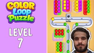 Color Loop Puzzle Level 7 Solution Walkthrough 
