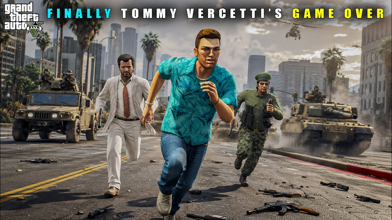 GTA 5 : FINALLY TOMMY'S GAME OVER || BB GAMING