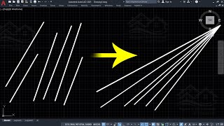 How To Connect Multiple Lines Into One Point At Once By One Step In Autocad