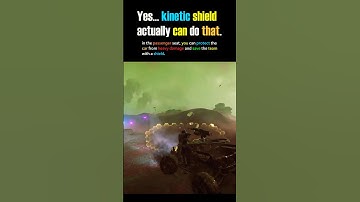 Yes... The kinetic shield actually can do it in Helldivers 2