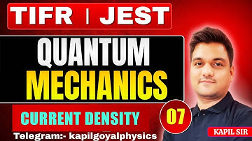 Quantum mechanics - 7 | TIFR msc physics | JEST physics exam | TIFR Entrance exam | msc entrance