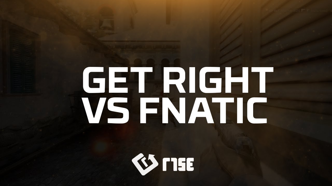 r1se [CS:GO] - GeT_RiGhT vs. fnatic - 4 kills P2000 - CCS Kick-off ...