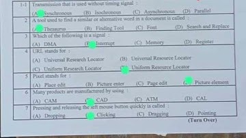 Solved mcqs 1st year computer lahore board (group 1) 2023