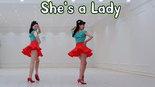 She's a Lady Line dance 쉬즈 어 레이디 라인댄스 