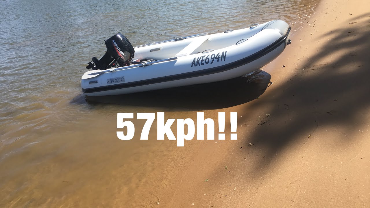 Mercury 15hp 2 stroke speed run