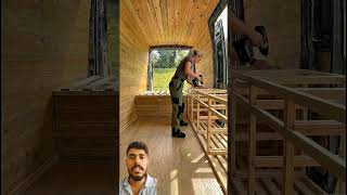Empty Van → Dream Home in 60 Seconds 😍🚐#shorts#timelapse