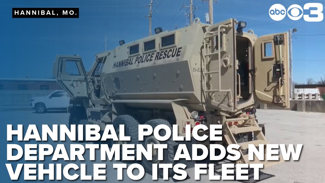 Hannibal Police Department adds new vehicle to its fleet - YouTube