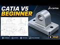 CATIA V5 Beginner Tutorial | Mechanical Bracket Design Step by Step