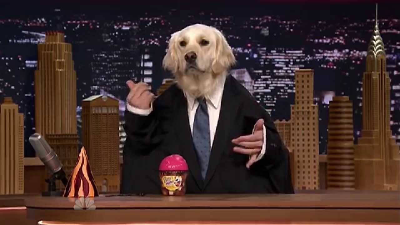 Jimmy Fallons Hund kann sprechen The Tonight Show Starring Jimmy